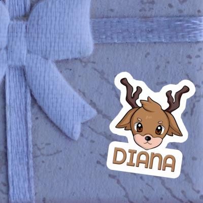 Deerhead Sticker Diana Image