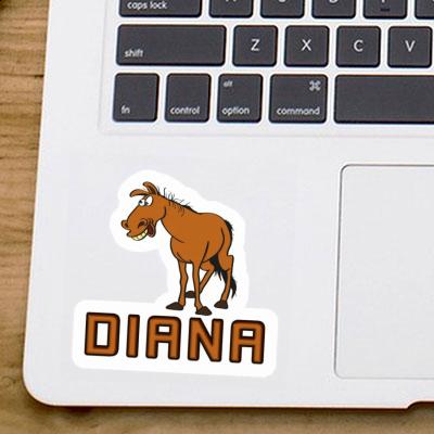 Horse Sticker Diana Notebook Image