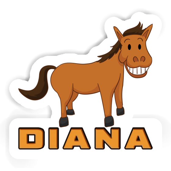 Sticker Horse Diana Laptop Image