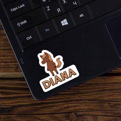 Diana Sticker Pferd Laptop Image