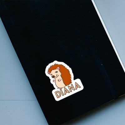 Hedgehog Sticker Diana Laptop Image