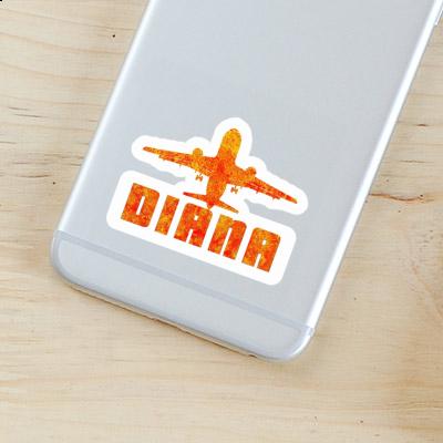 Sticker Jumbo-Jet Diana Gift package Image