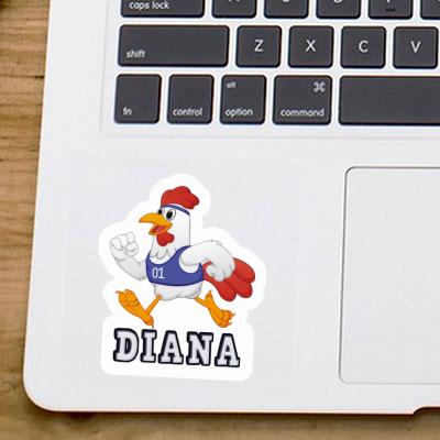 Diana Autocollant Poulet Notebook Image