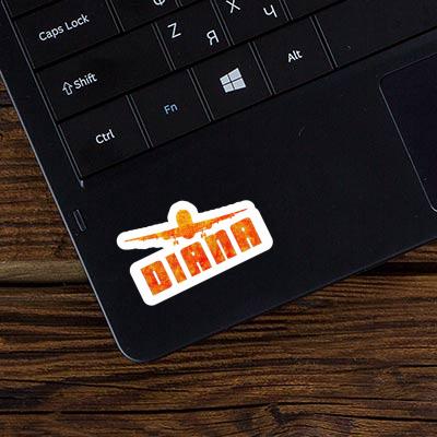 Airplane Sticker Diana Gift package Image