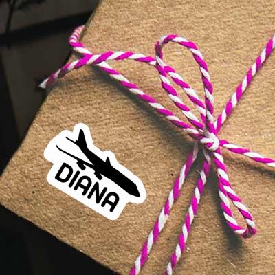 Sticker Jumbo-Jet Diana Gift package Image