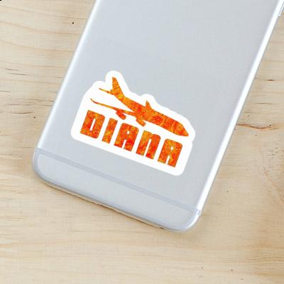 Sticker Jumbo-Jet Diana Image