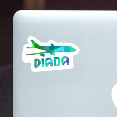 Diana Sticker Jumbo-Jet Laptop Image