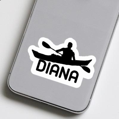 Sticker Kayaker Diana Notebook Image