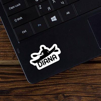 Sticker Kayaker Diana Notebook Image