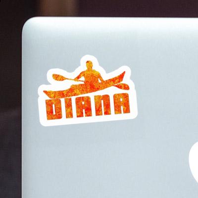 Sticker Kayaker Diana Image