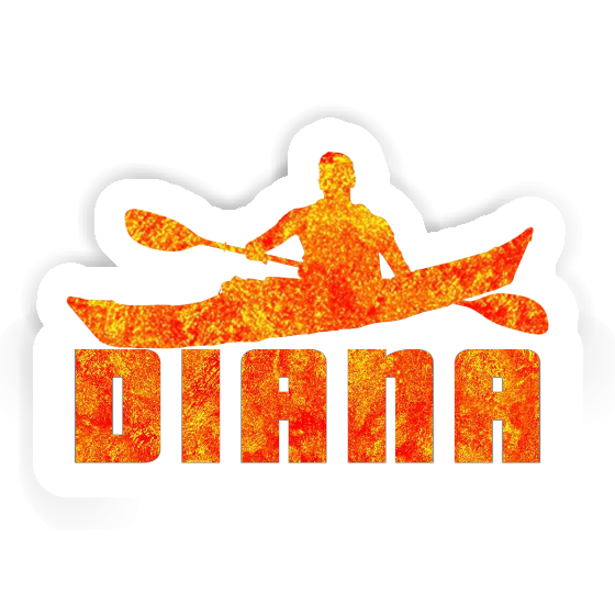 Sticker Kayaker Diana Image