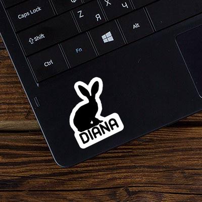 Sticker Rabbit Diana Laptop Image