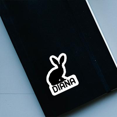 Sticker Rabbit Diana Notebook Image