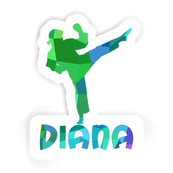 Karateka Sticker Diana Image