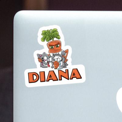 Sticker Monster Carrot Diana Notebook Image