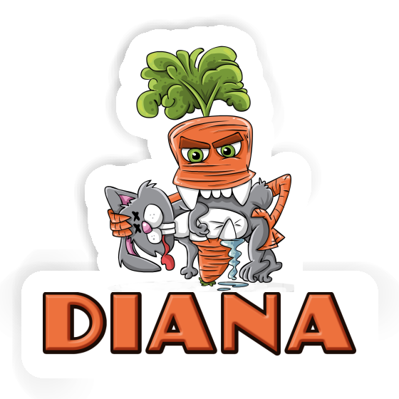 Sticker Monster-Karotte Diana Notebook Image