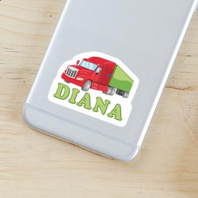 Diana Sticker Lkw Notebook Image