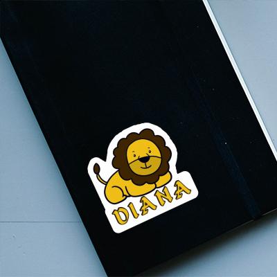 Sticker Lion Diana Notebook Image