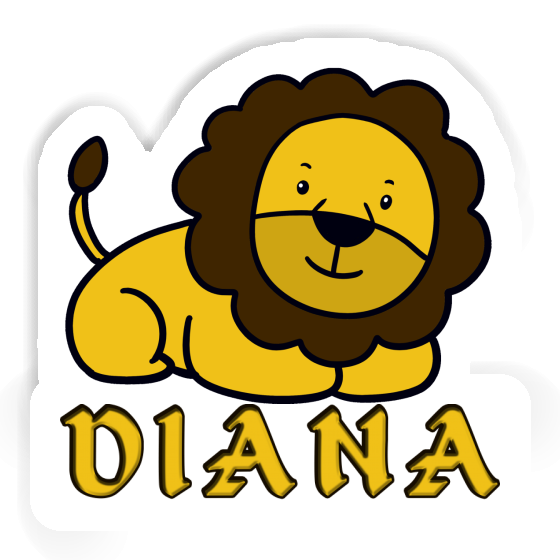 Sticker Lion Diana Gift package Image