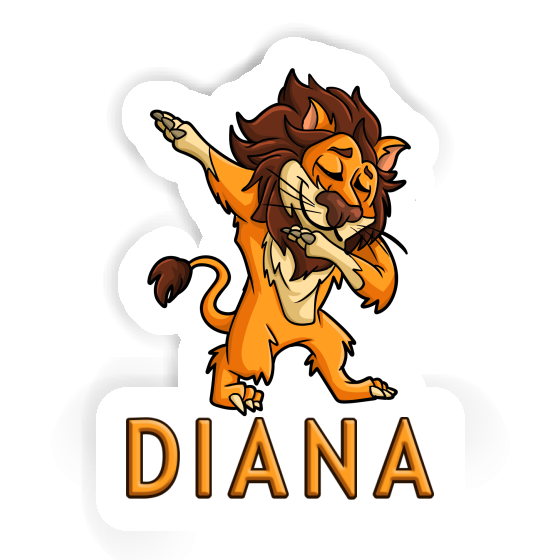 Lion Sticker Diana Notebook Image