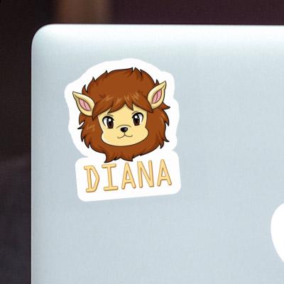 Diana Sticker Lionhead Laptop Image