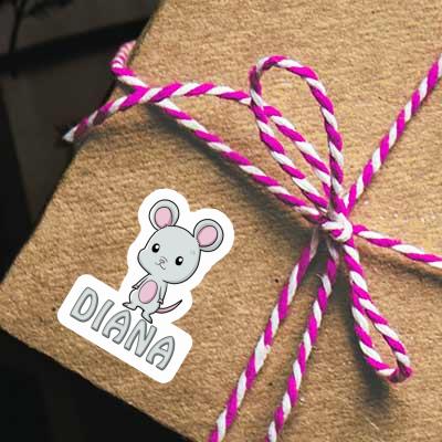 Souris Autocollant Diana Gift package Image