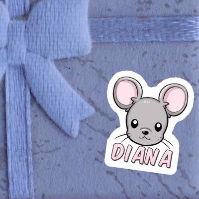 Diana Sticker Mouse Laptop Image