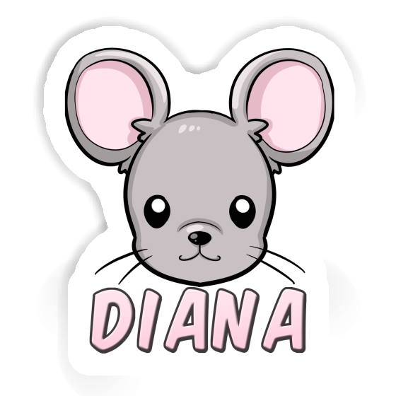 Diana Sticker Mouse Laptop Image