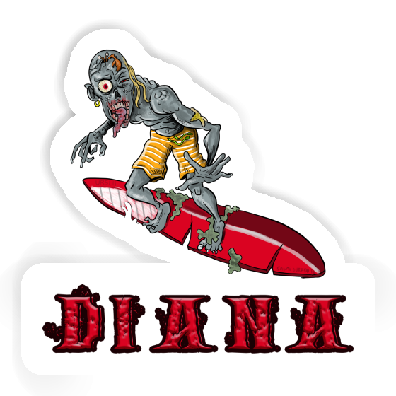 Diana Sticker Wave Rider Notebook Image