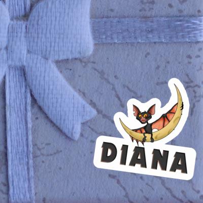 Sticker Diana Fledermaus Notebook Image