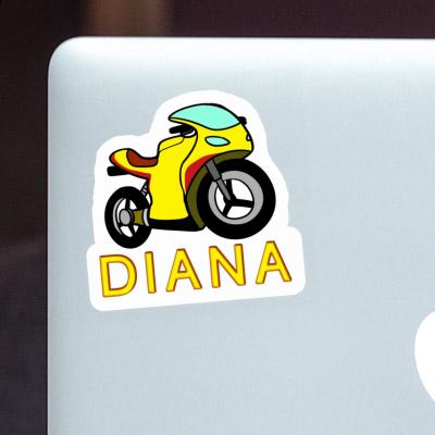 Motorbike Sticker Diana Image