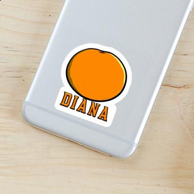 Sticker Orange Diana Gift package Image