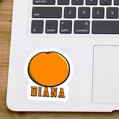 Sticker Orange Diana Gift package Image