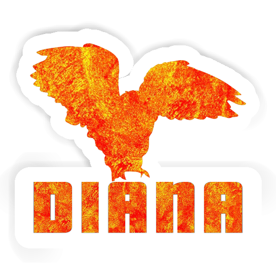 Sticker Diana Owl Notebook Image