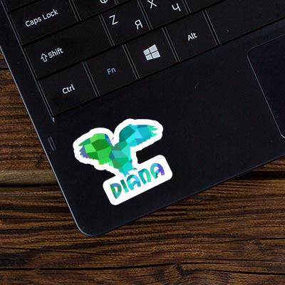 Sticker Diana Owl Laptop Image