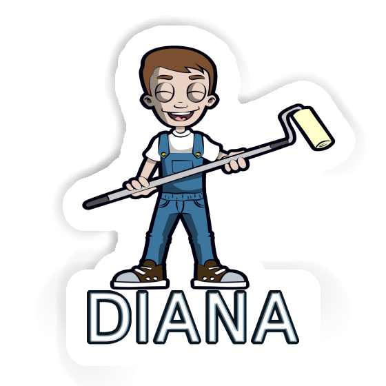 Diana Sticker Maler Laptop Image