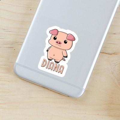 Sticker Diana Schweinchen Gift package Image