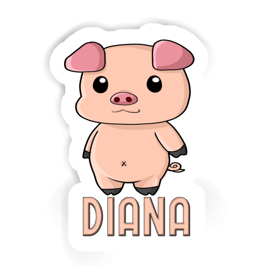 Sticker Diana Schweinchen Gift package Image