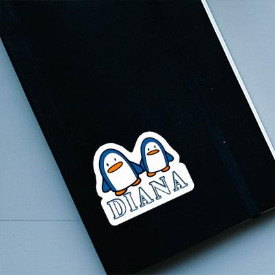 Diana Sticker Penguin Notebook Image