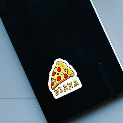 Slice of Pizza Sticker Diana Notebook Image