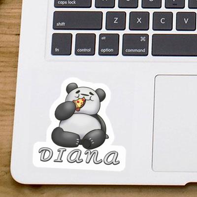 Aufkleber Diana Pizza-Panda Laptop Image