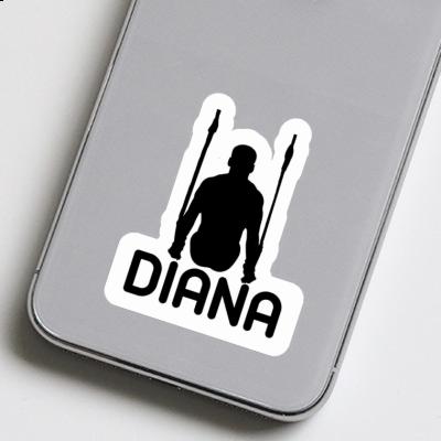 Diana Sticker Ring gymnast Notebook Image