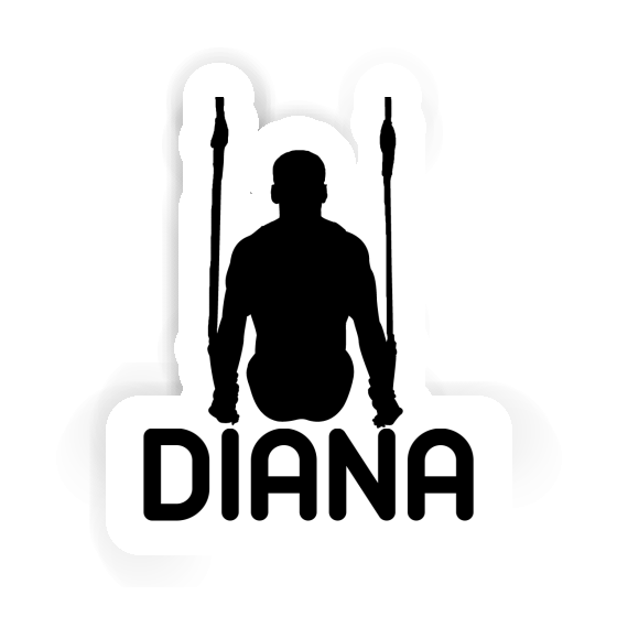 Diana Sticker Ring gymnast Notebook Image