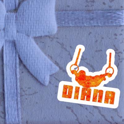 Ring gymnast Sticker Diana Notebook Image