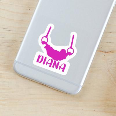 Sticker Diana Ring gymnast Notebook Image