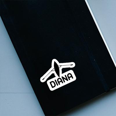 Rowboat Sticker Diana Notebook Image