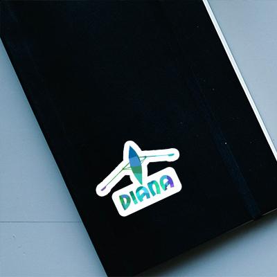 Sticker Ruderboot Diana Notebook Image