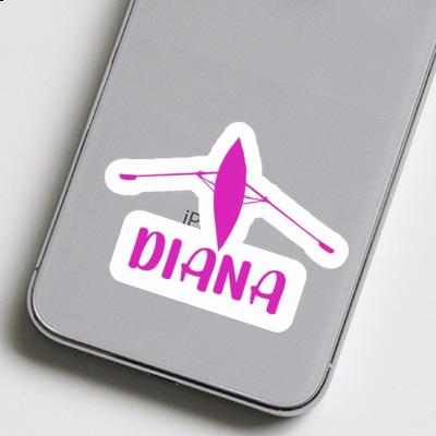 Diana Sticker Ruderboot Laptop Image