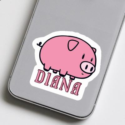 Sticker Diana Pig Image