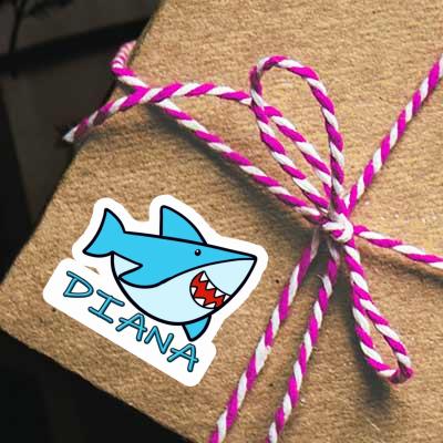 Autocollant Diana Requin Laptop Image